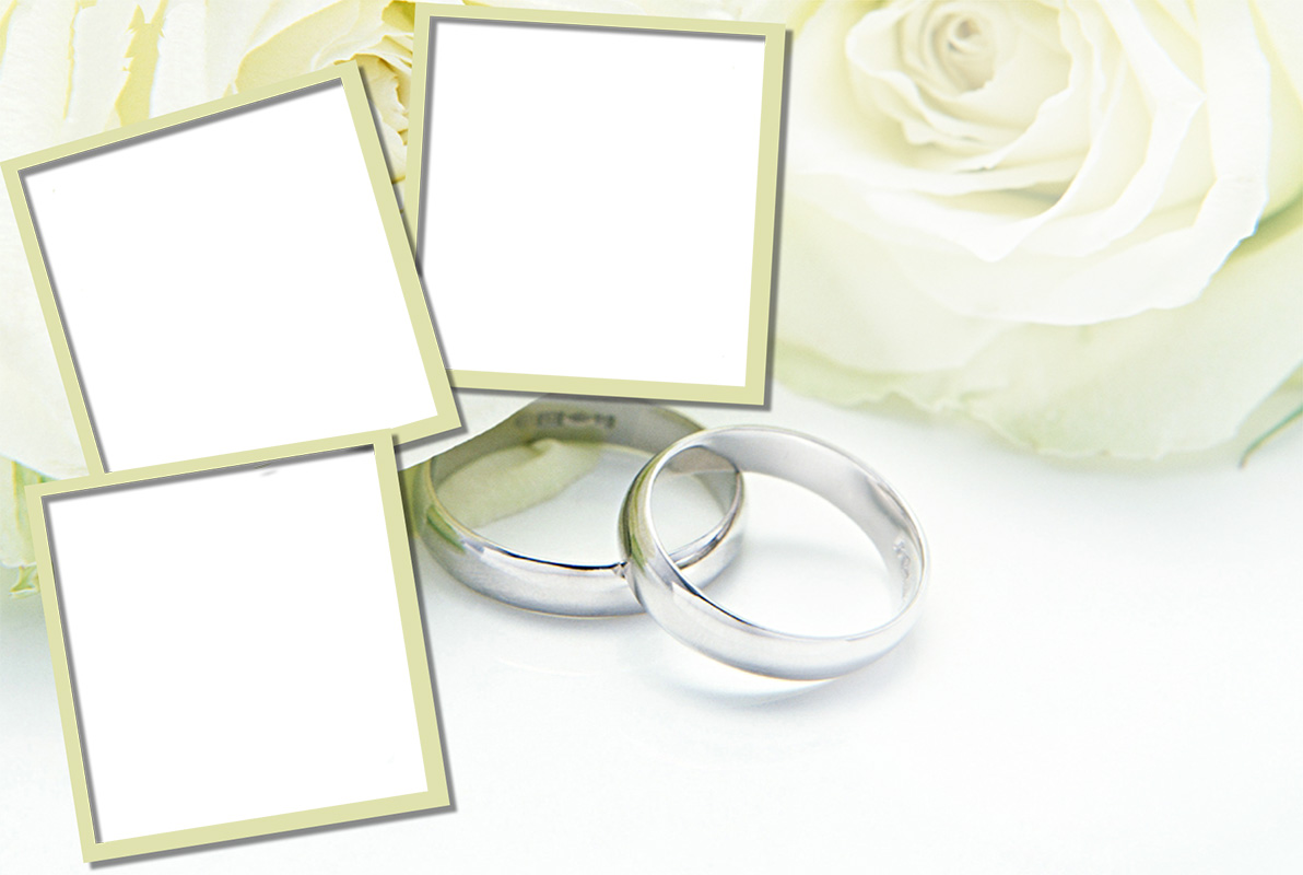 Рамки для фотоколлажа Свадебные